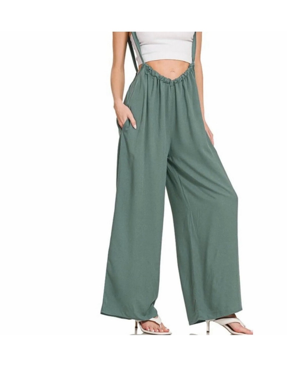 Women’s Blue Strappy overalls